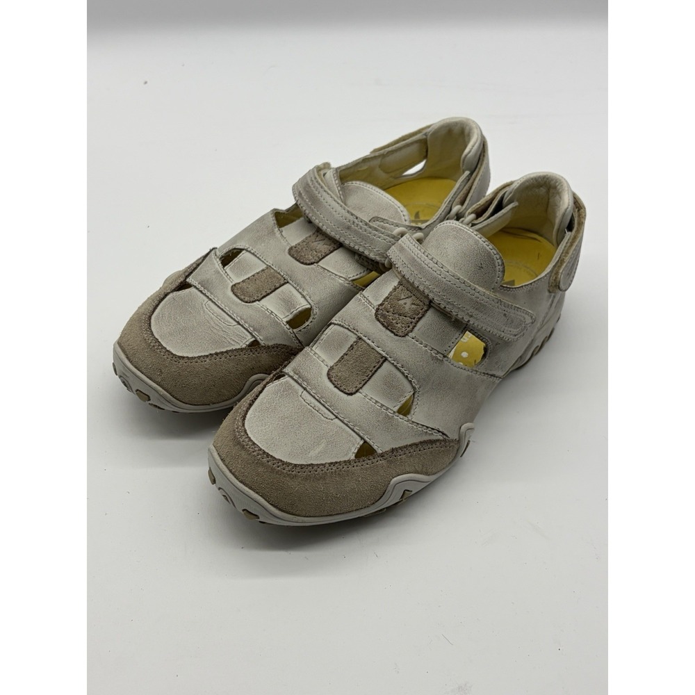Allrounder by Mephisto Firelli women's Walking Shoes Size 7 - Beige And Suede